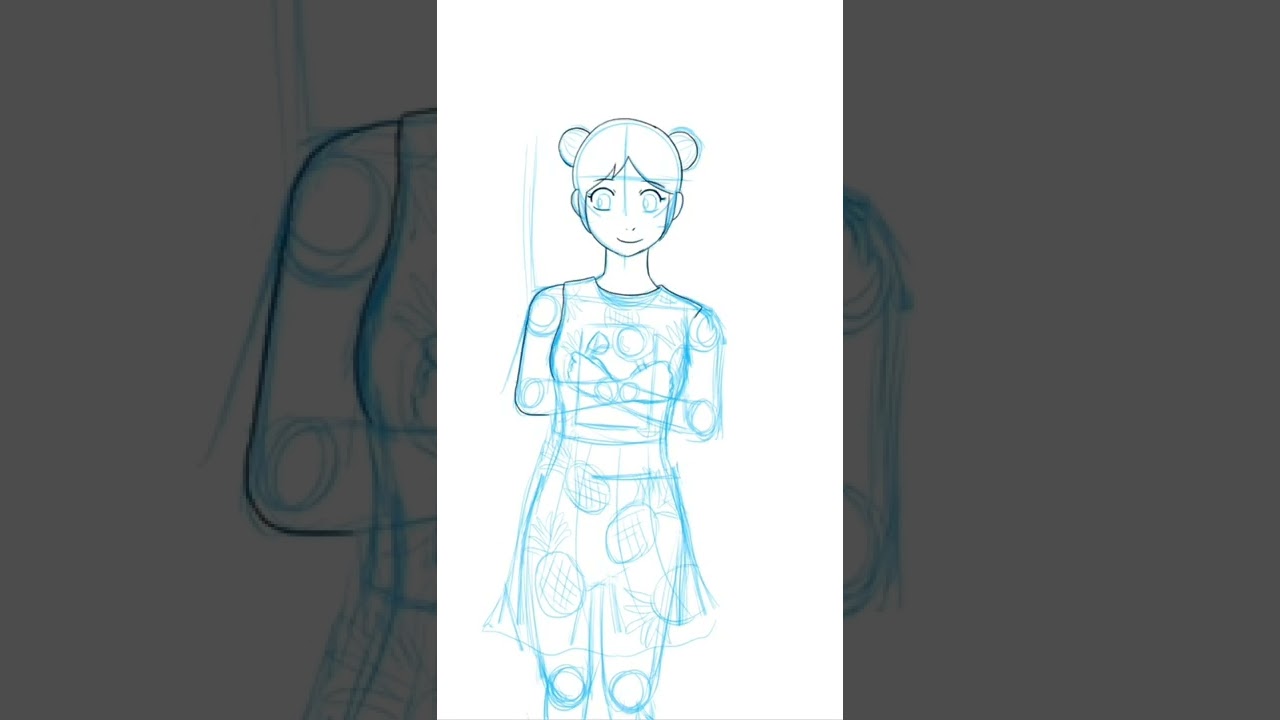 Human Lily (Animal Crossing) speedpaint