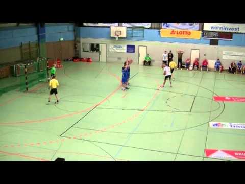 Direkt verwandelter Freiwurf Markus Schumacher VfL Waiblingen TSV Altensteig