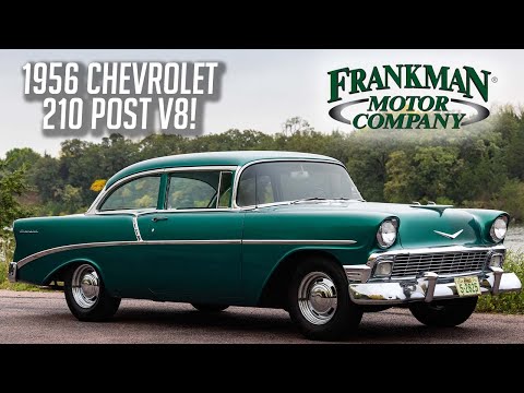 SOLD 1956 Chevrolet 210 V8 Manual!- Frankman Motor Company - Walk Around & Driving