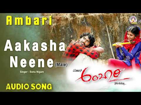 Ambari - "Aakasha Neene " Audio Song | Yogesh, Supreetha | V Harikrishna