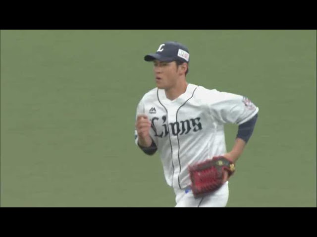 【2回表】ライオンズ・木村 球際の強さを見せるスライディングキャッチ!! 2021/3/21 L-S