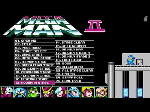 Mega Man 2 Soundtrack (NES OST, 25 Tracks) Megaman II