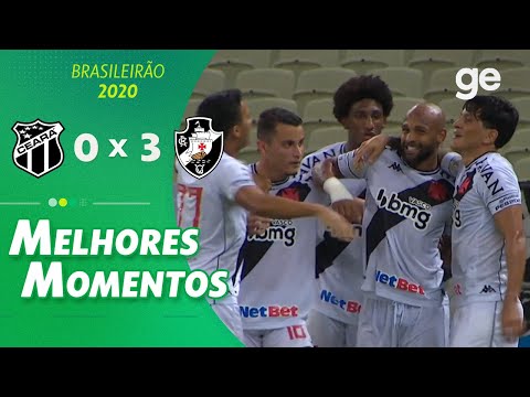CEARÁ 0 X 3 VASCO | MELHORES MOMENTOS | 4ª RODADA BRASILEIRÃO 2020 | ge.globo