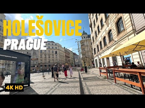 HOLEŠOVICE. Prague, Czech Republic. Walking Tour
