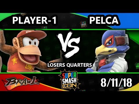 SSC 2018 SSBB - Player-1 (Diddy Kong) Vs. Pelca (Falco) Brawl Losers Quarters