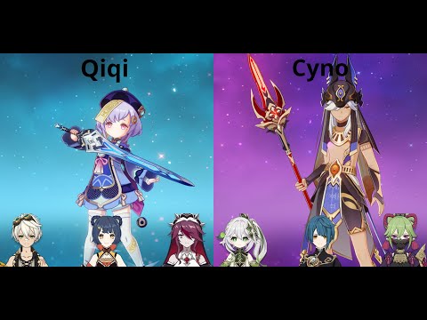 C2 Qiqi Melt + C0 Cyno Hyperbloom (Spyral Abyss 4.1) - Genshin Impact