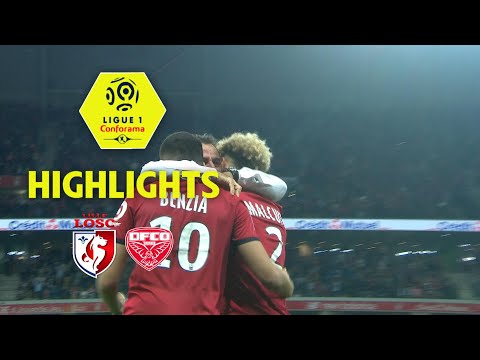 LOSC - Dijon FCO ( 2-1 ) - Highlights - (LOSC - DFCO) / 2017-18