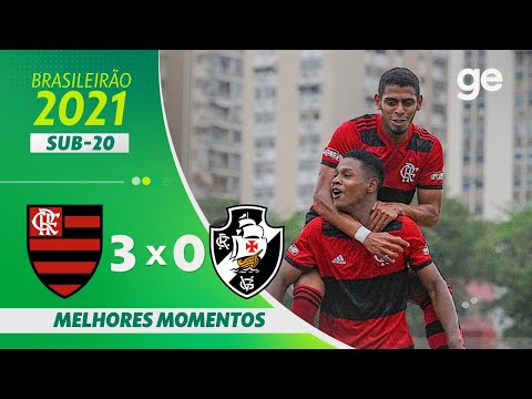FLAMENGO 3 X 0 VASCO | MELHORES MOMENTOS | QUARTAS DE FINAL DO BRASILEIRÃO SUB-20 | ge.globo
