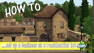 HOW TO …set up a business on a residential lot