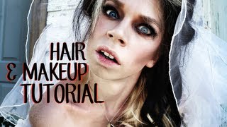 HAIR & MAKEUP TUTORIAL - GHOST BRIDE