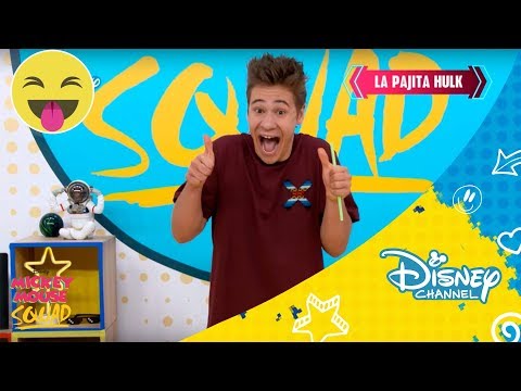 Mickey Mouse Squad: Acepta el Challenge con Guille - La pajita Hulk | Disney Channel Oficial