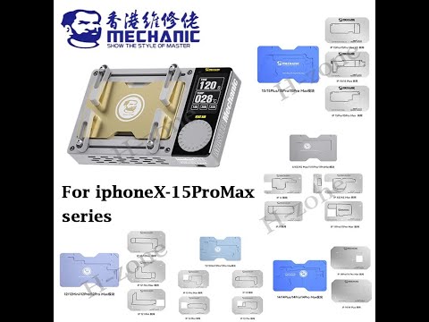 Bộ đế nhiệt tách main iPhone X đến 16 Pro Max MECHANIC Heat Air