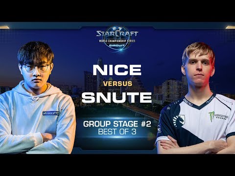 Nice vs Snute PvZ - Group E Stage 2 - WCS Austin 2018 - StarCraft II