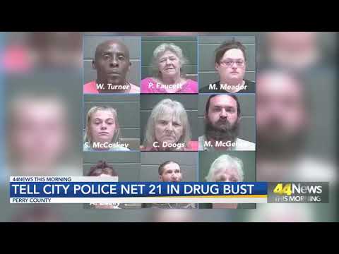 21 Arrested In Perry County Meth Bust