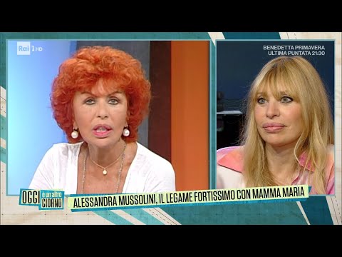 Alessandra Mussolini, il legame con la madre - Oggi è un altro giorno 31/03/2023