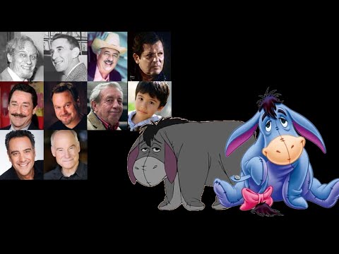 Animated Voice Comparison- Eeyore (Winnie The Pooh)