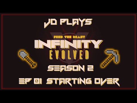 Starting Over - FTB Infinity Evolved Expert Let's Play E.01