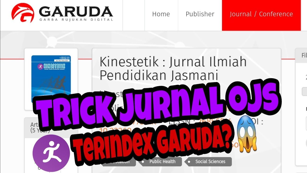 TRICK MUDAH AGAR JURNAL OJS TERINDEX DI PORTAL GARUDA 😱