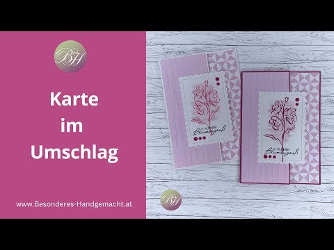 Karte im Umschlag / Fun Fold Karte / einfach und schnell / anfängertauglich / Stampin' Up!