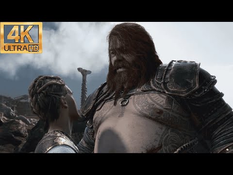 Thor saves Atreus from Heimdall | God of War Ragnarök | 4K Ultra HD