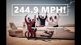 V12 Race Car Goes 244.9 MPH On Dirt