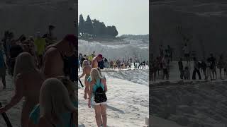 ?The Wonder Of Natural Pamukkale Turkey -Good Day??‍♀️ #natural #pamukkale #cleopatra