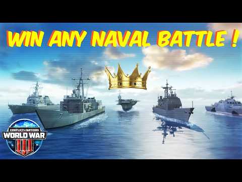 How To Win Any Naval Battle | “Conflict of Nation World War 3” | CON: WW3
