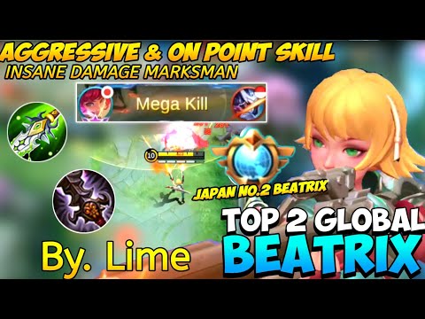 81% Win Rate Supreme Japan 2 Beatrix Best Build 2021 [Top 2 Global Beatrix By. Lime] - Beatrix MLBB