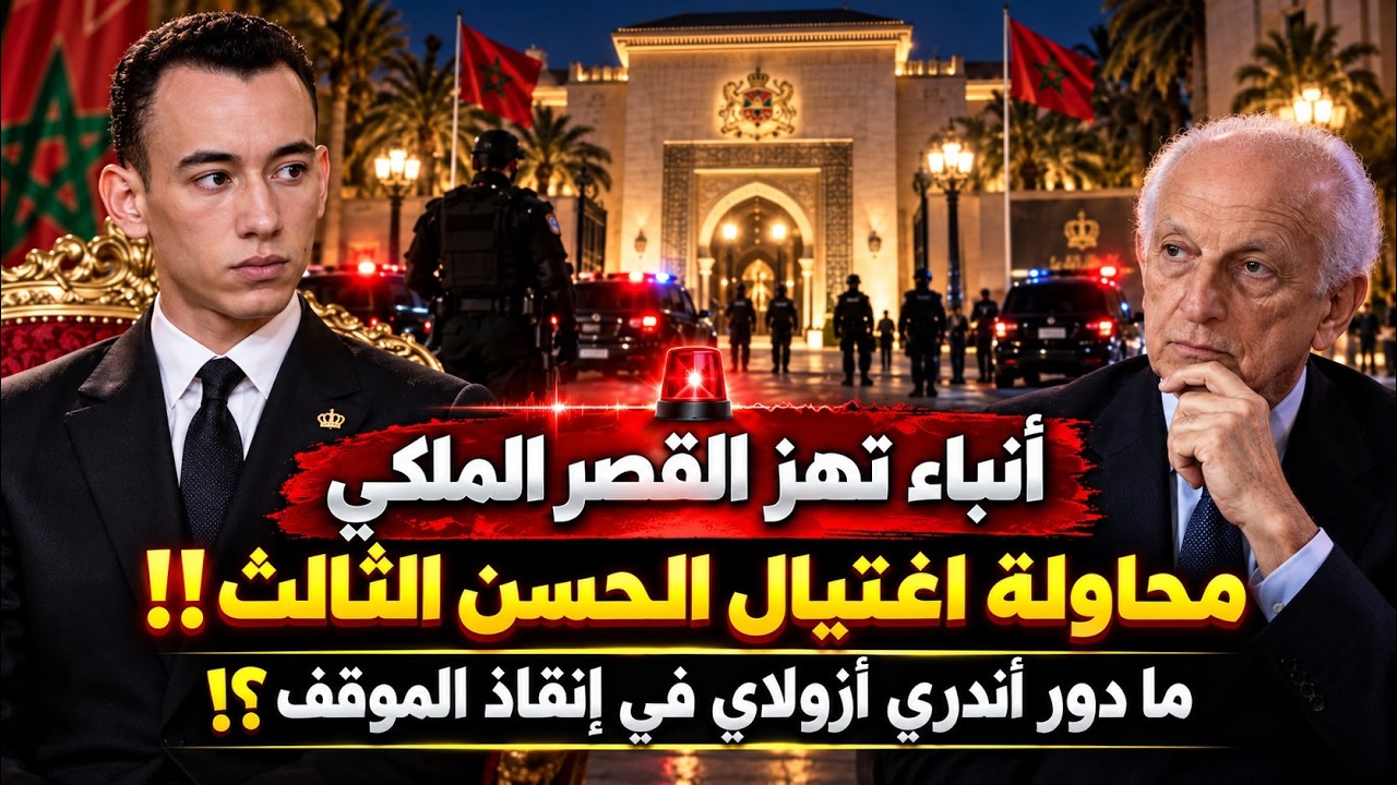 انباء تهز القصر الملكي :محاولة اغتيال الحسن الثالث !!مادور اندري ازولاي فى إن?