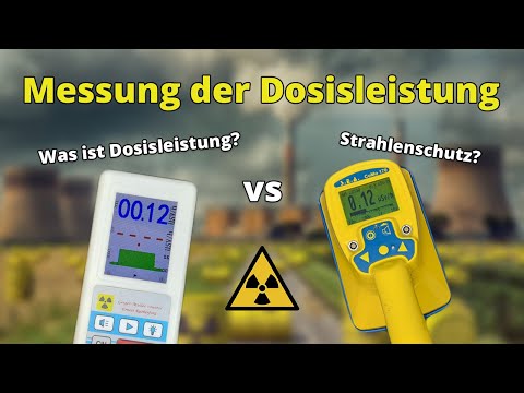 Dosisleistung - Geiger Müller Zähler im Vergleich! - Praktikum Nuklearchemie