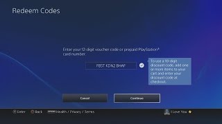 How to Redeem a PSN/PS Plus Code on PS4