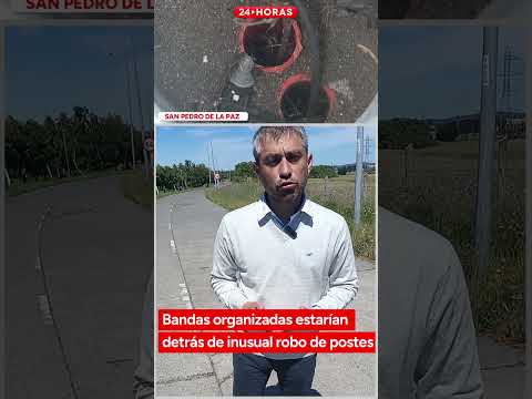 Bandas organizadas estarían detrás de inusual robo de postes en San Pedro de la Paz