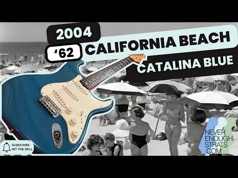 Fender Stratocaster Custom Shop '62 California Beach Limited Edition 2004 Catalina Blue image 26