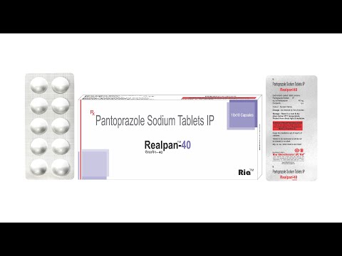 Realpan 40 pantoprazole 40mg tablet, packaging size: 10x10 a...