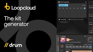 Video thumbnail for Loopcloud DRUM - Kit Generator by Loopcloud