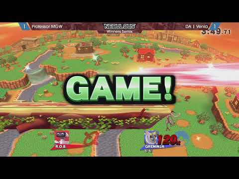 Nebulous Prime Sm4sh #99 Singles:  - Winners Semis: Professor MGW vs. DA | Venia