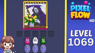 Pixel Flow Level 1069 Solution Walkthrough