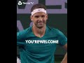"You're Welcome!" ?  Grigor Dimitrov Funny Fail!