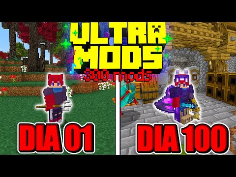 SOBREVIVI 100 DIAS no MINECRAFT ULTRA MODIFICADO - O FILME