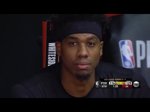Hassan Whiteside Full Play | Blazers vs Lakers 2019-20 Playoffs Game 5 | Smart Highlights