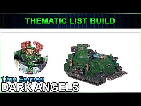 Dark Angels use LEGENDARY Weapons from the Dark Age - Thematic List Build 10th Edition Warhammer 40k