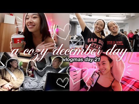 a cozy december day ❤︎ Vlogmas Day 21!