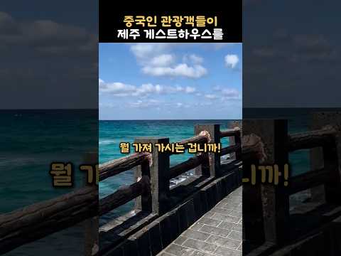 중국인 관광객들이 제주도 게스트하우스를 싹쓸이하자 한국 신혼부부가 한 충격적인 발언