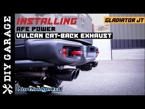 aFe Cat-Back Exhaust Install Jeep Gladiator JT