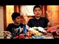 BIGGEST SNACK & CANDY UNBOXING EVER with MY LITTLE BROTHER!! *8 BOXES from TRY TREATS!*
