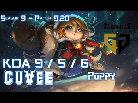 Gen CuVee POPPY vs SYNDRA Top - Patch 9.20 KR Ranked