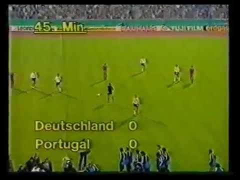 1986 FIFA World Cup (Qualifier) - W.Germany vs Portugal [HL]