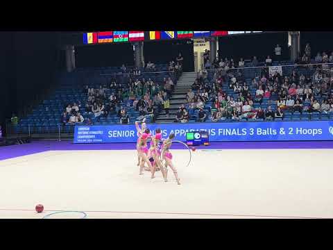 European Rhythmic Gymnastics Champions 2025- Group Ball/Hoop Final Germany🥉