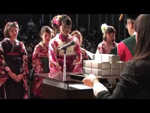 国際文化学科 平成２６年度卒業式