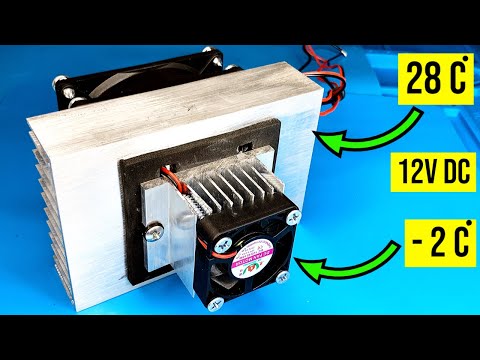 how to make peltier air conditioner peltier module
